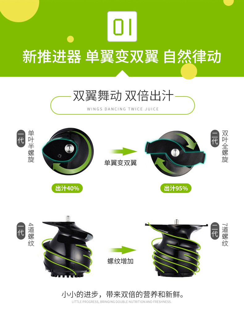 惠人榨汁机HUO14WNM
