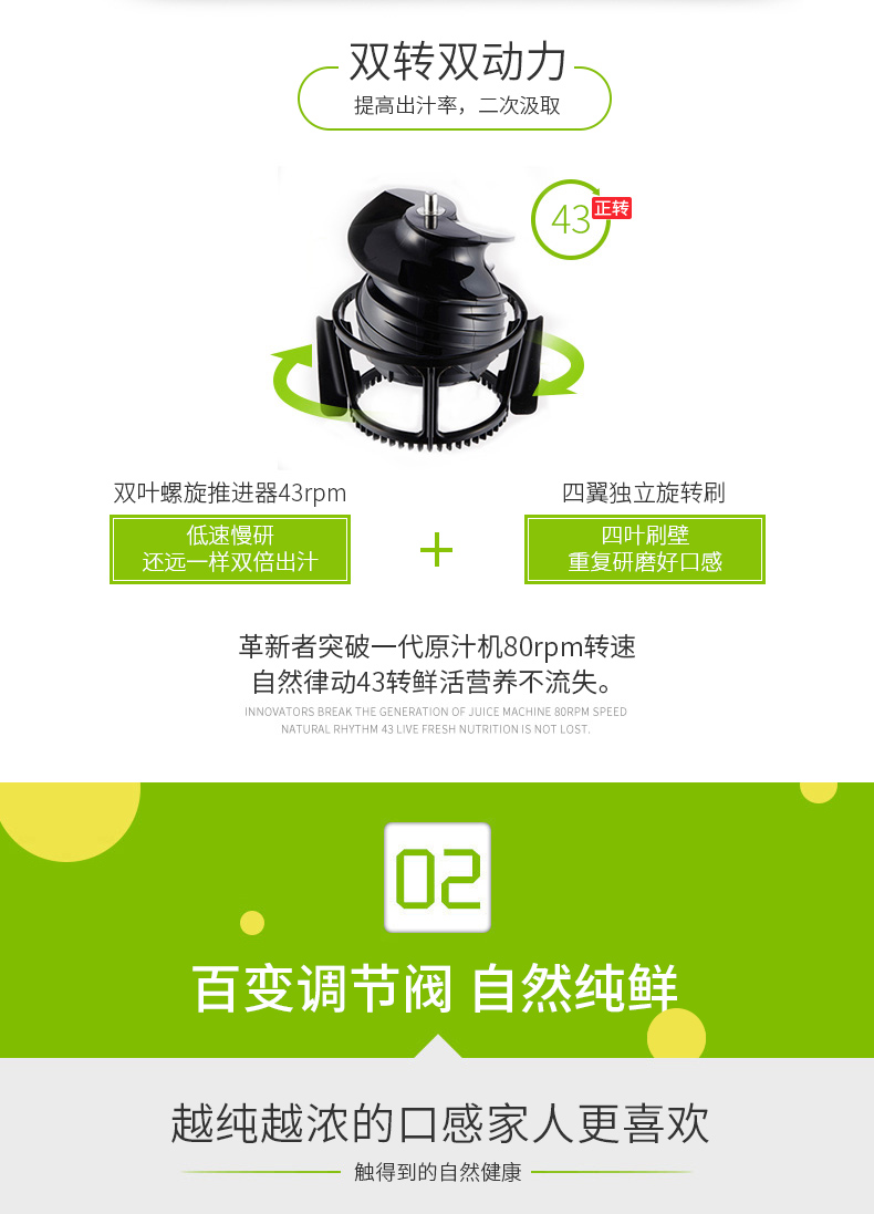 惠人榨汁机HU7000WNTM