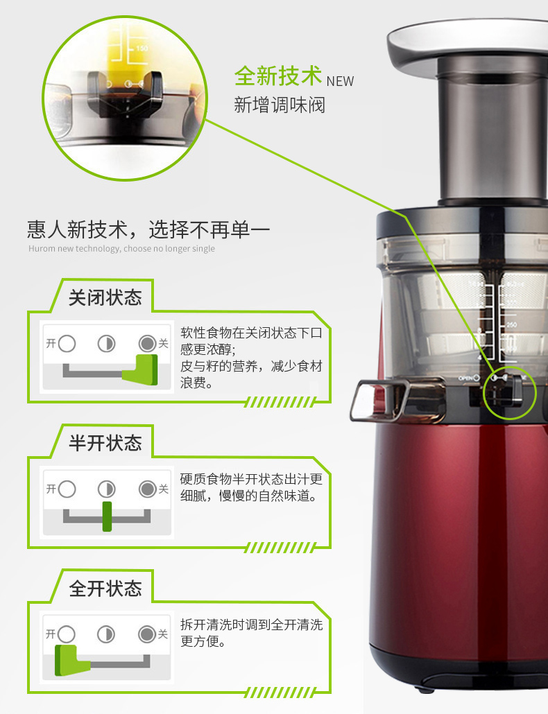 惠人榨汁机HU7000WNTM