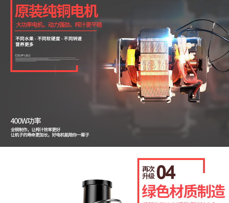 口吕品L811榨汁机