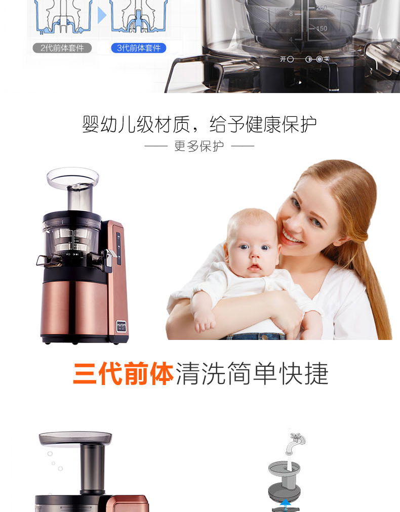 惠人榨汁机HU25RG3L 