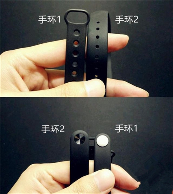 小米手环2与小米手环1
