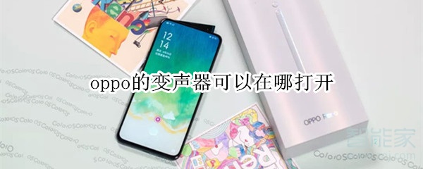 oppo的变声器可以在哪打开