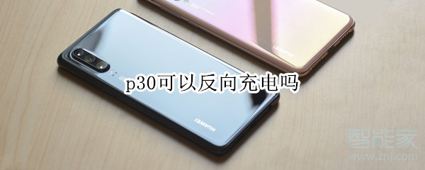 华为p30可以反向充电吗