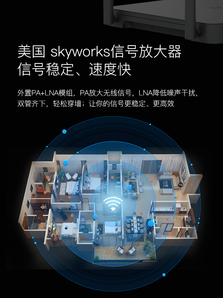 新路由(newifi) 3代 省网费 全千兆口双频穿墙智能无线路由器APP管控-京东