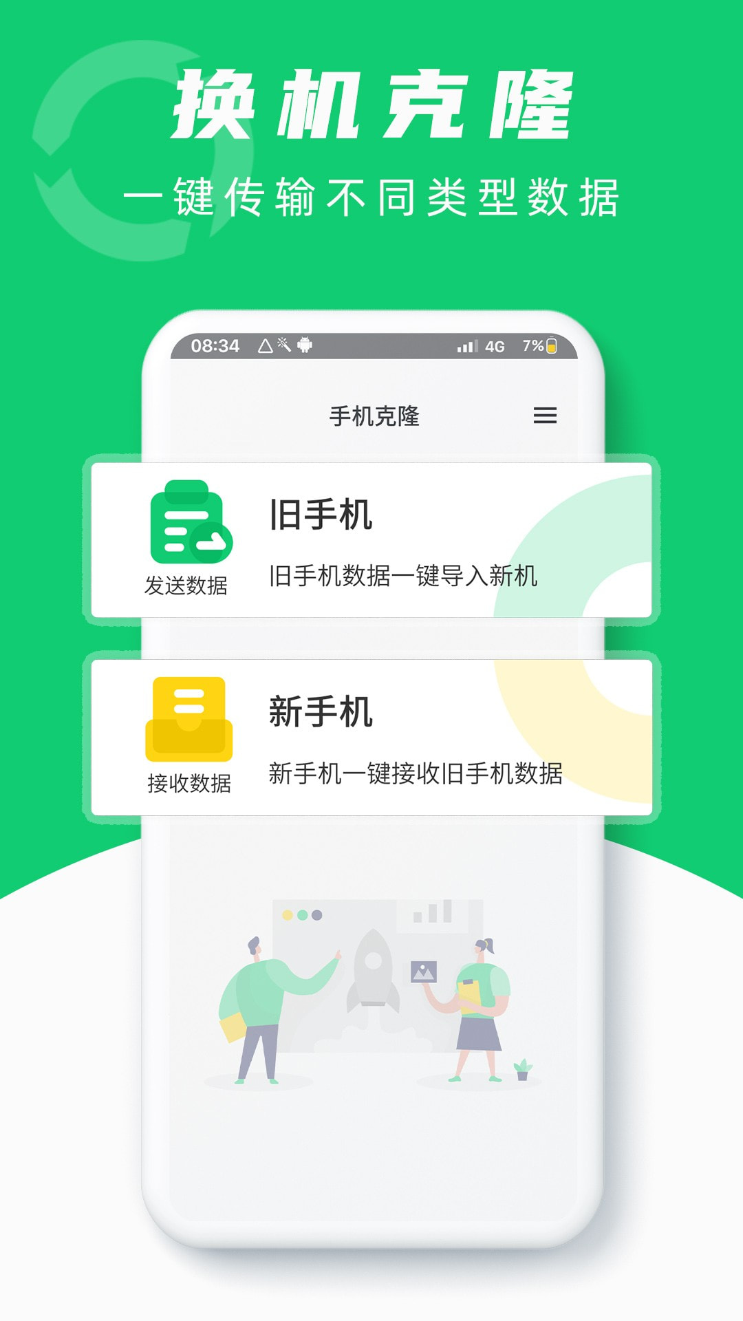 换机克隆互传