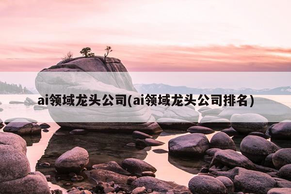 ai领域龙头公司(ai领域龙头公司排名)