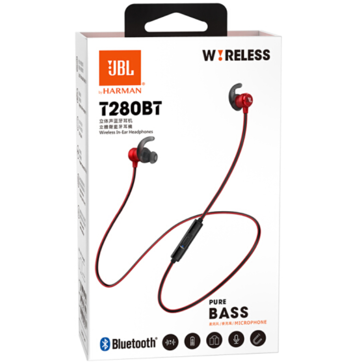 JBL T280BT蓝牙运动耳机图片