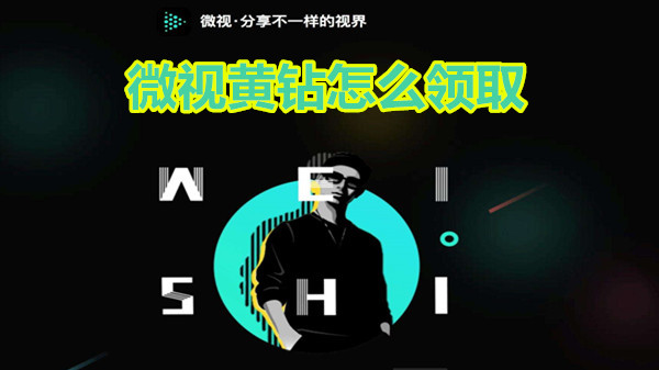微视黄钻怎么领取