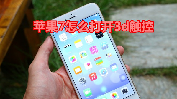 苹果7怎么打开3d触控