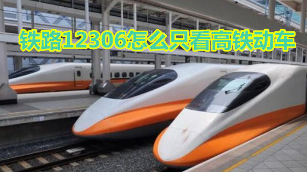 铁路12306怎么只看高铁动车