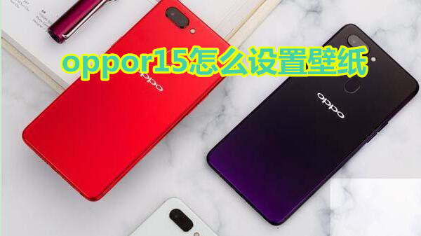 oppor15怎么设置壁纸