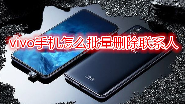 vivo手机怎么批量删除联系人