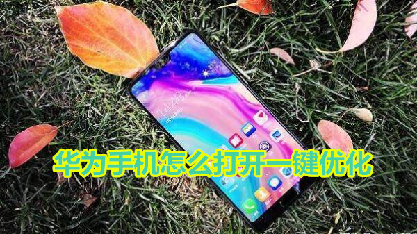 华为手机怎么打开一键优化