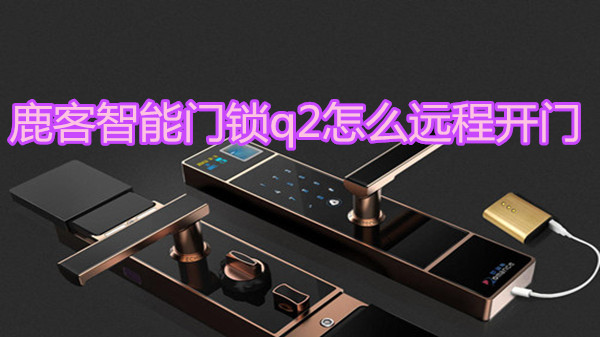 鹿客智能门锁q2怎么远程开门