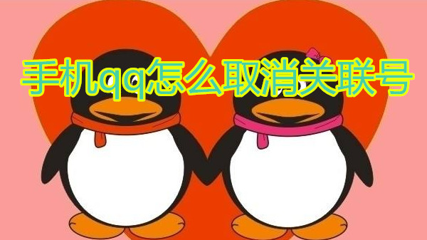 手机qq怎么取消关联号
