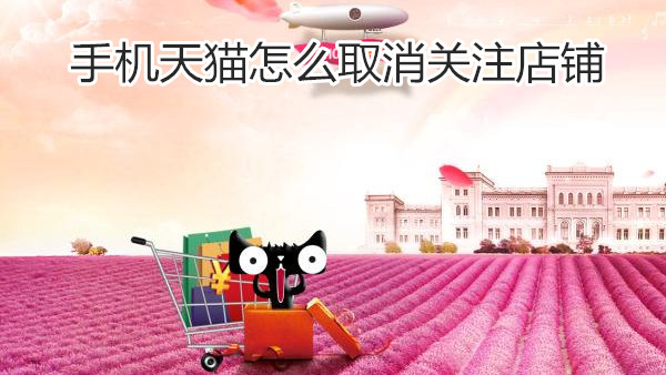 手机天猫怎么取消关注店铺