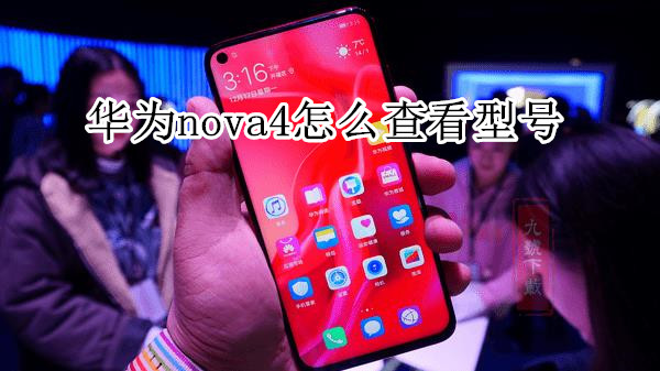 华为nova4怎么查看型号