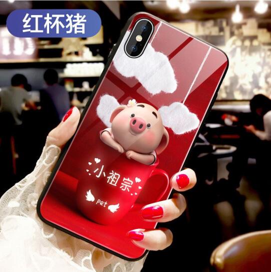  GKK红米k20/Pro猪小屁玻璃手机壳图片