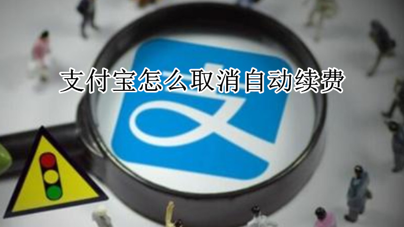 支付宝怎么取消自动续费