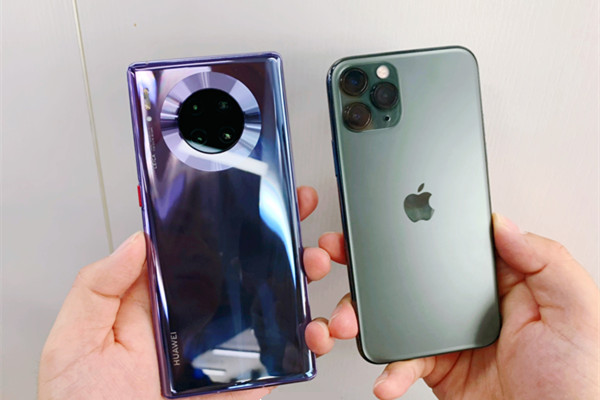华为mate30pro和iphone11pro拍照对比