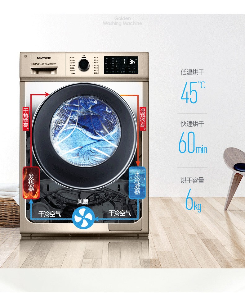 创维F9011NCH洗衣机图片