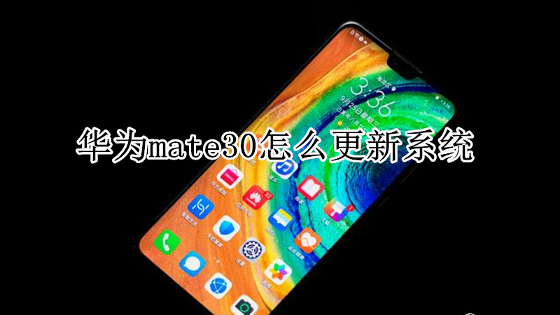 华为mate30怎么更新系统