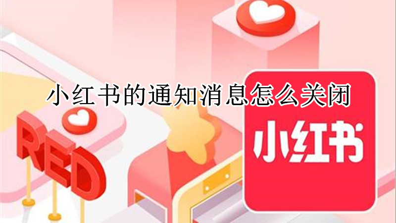 小红书的通知消息怎么关闭
