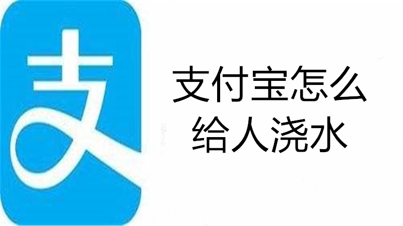 支付宝怎么给人浇水