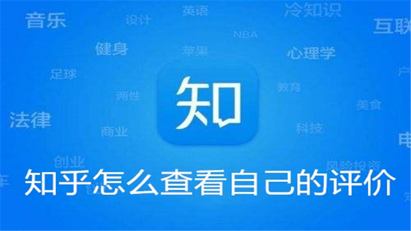 知乎怎么查看自己的评价
