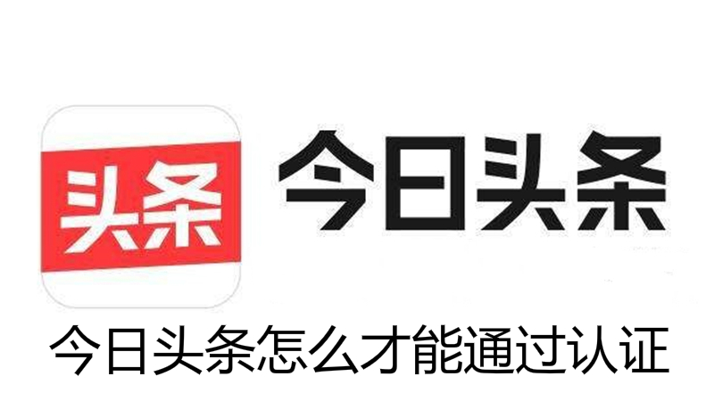 今日头条怎么才能通过认证