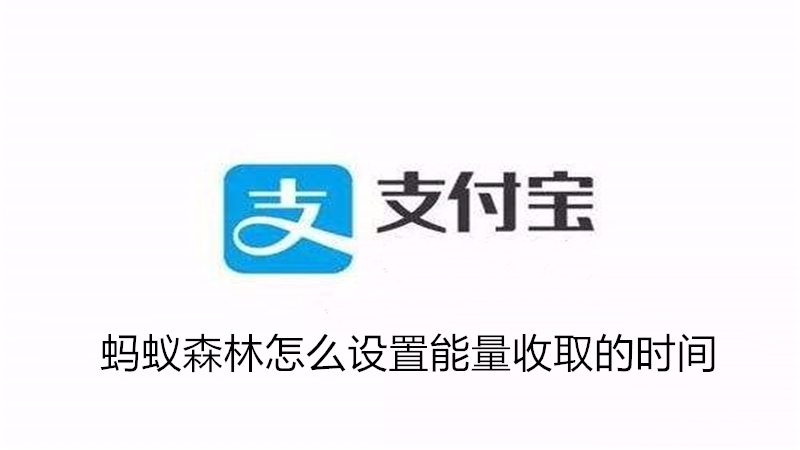 蚂蚁森林怎么设置能量收取的时间