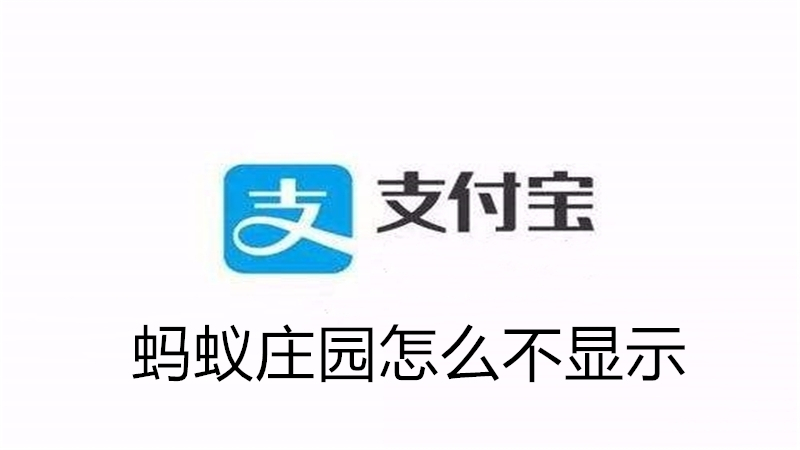 蚂蚁庄园怎么不显示