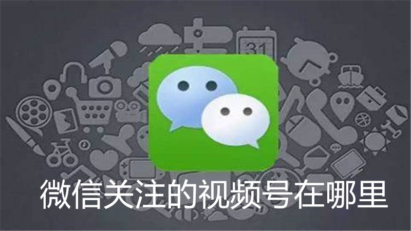 微信关注的视频号在哪里