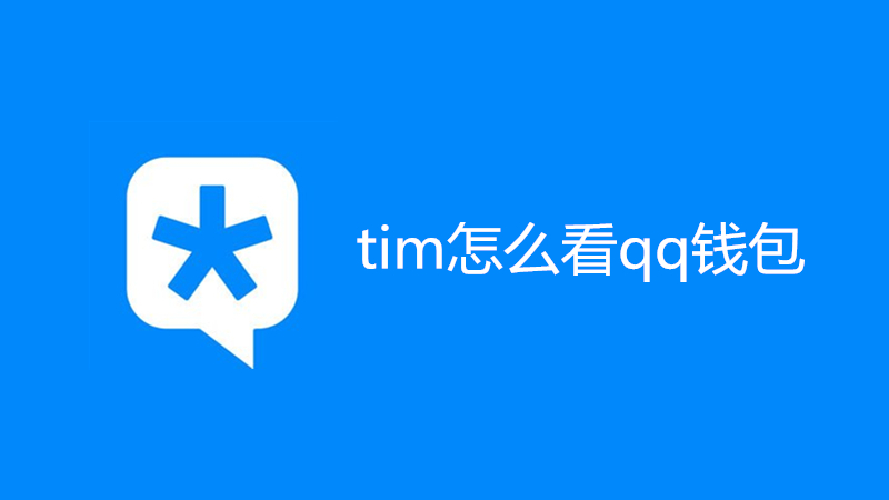 tim怎么看qq钱包