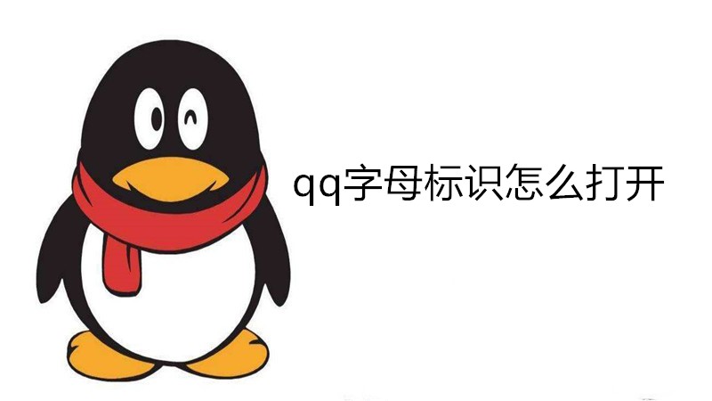 qq字母标识怎么打开