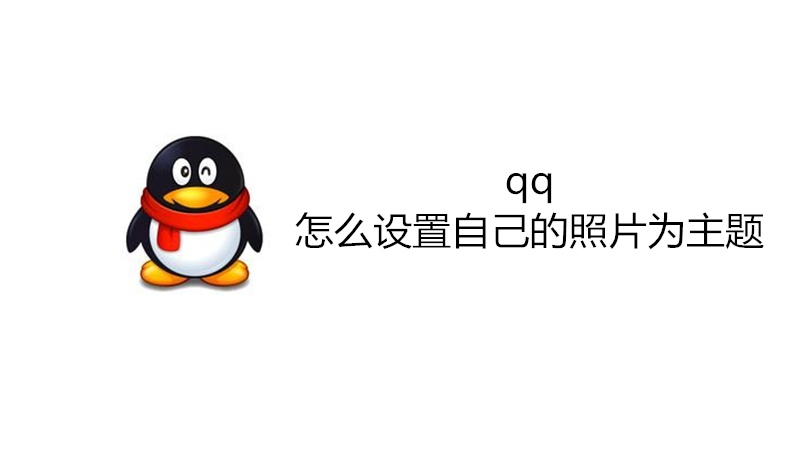 qq怎么设置自己的照片为主题