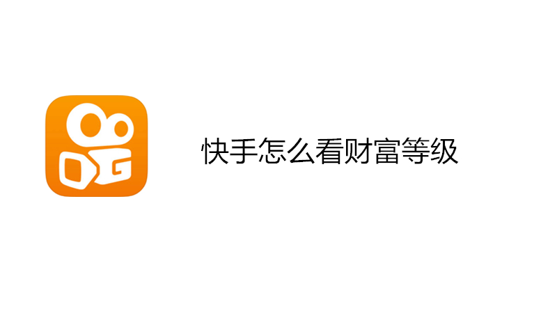 快手怎么看财富等级