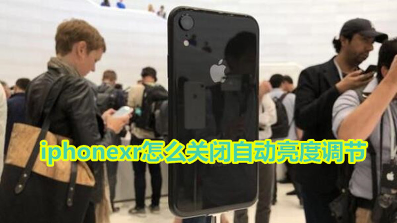 iphonexr怎么关闭亮度调节