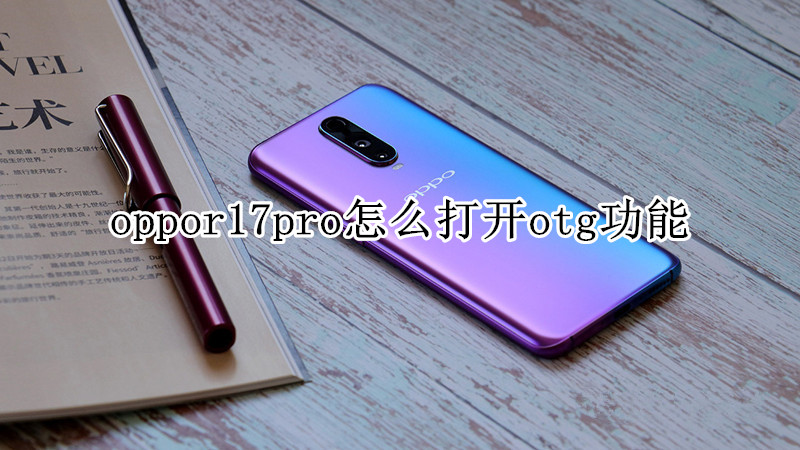 oppor17pro怎么打开otg功能