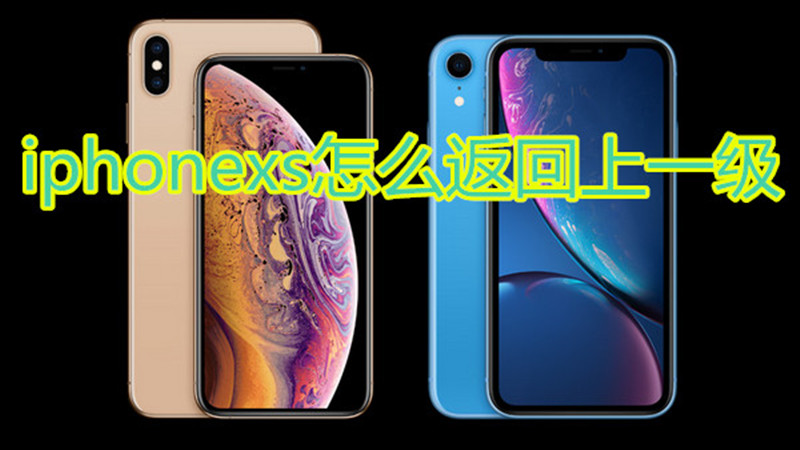 iphonexs怎么返回上一级