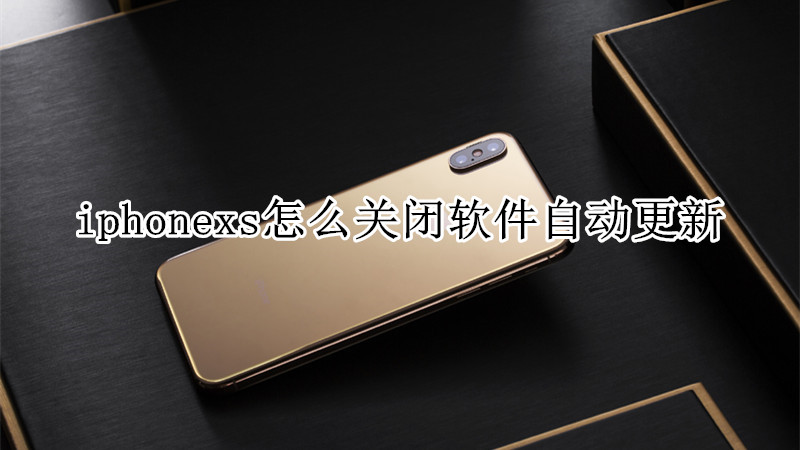 iphonexs怎么关闭软件自动更新