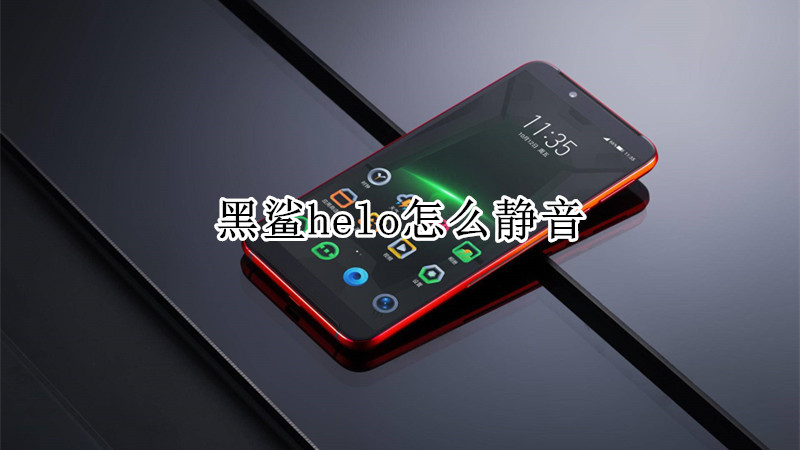 黑鲨helo怎么静音