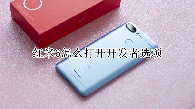 红米6怎么打开开发者选项