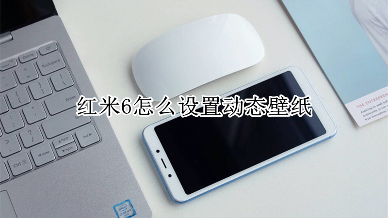 红米6怎么设置动态壁纸