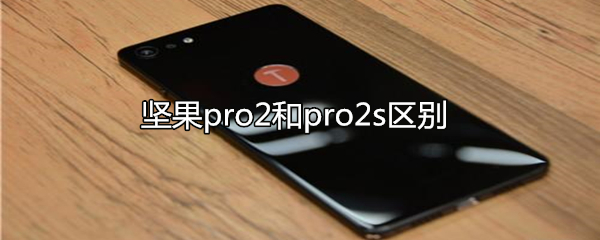 坚果pro2和pro2s区别