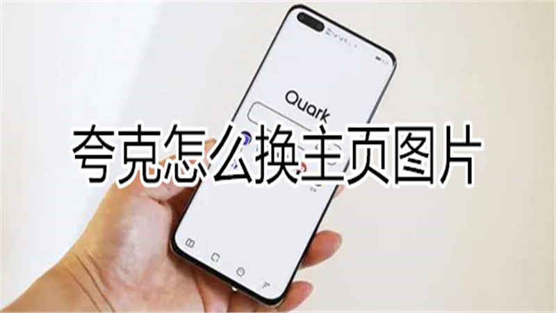 夸克怎么换主页图片