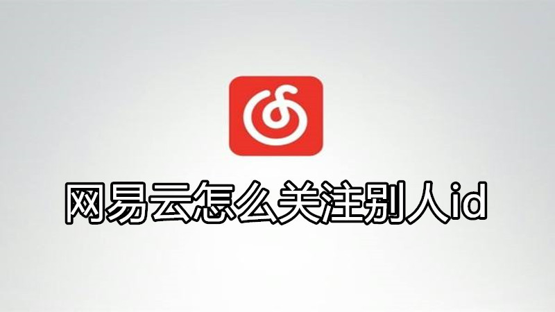 网易云怎么关注别人id