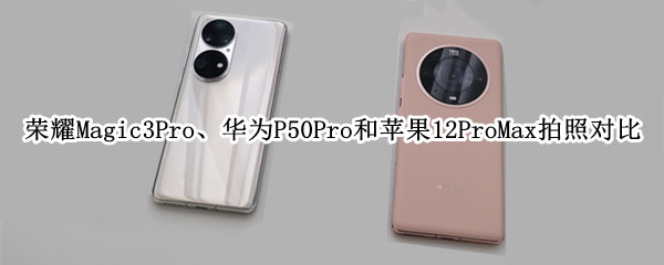 神仙打架？荣耀 Magic3 Pro、华为P50 Pro和iPhone 12 Pro Max拍照对比