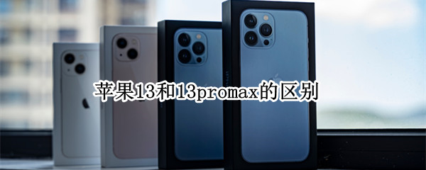 苹果13和13promax的区别